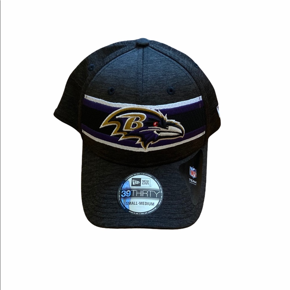 Baltimore Ravens New Era Striped Fitted Hat Cap